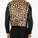 Giacca con pannello leopardato phreak  Second layer - uomo 