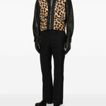 Giacca con pannello leopardato phreak  Second layer - uomo 