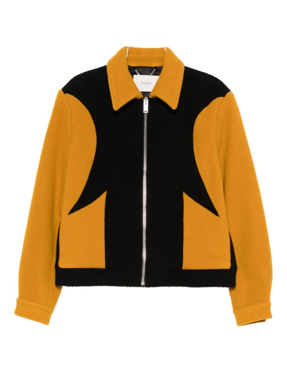 Giacca a pannelli corky in nero e giallo Second layer - uomo 