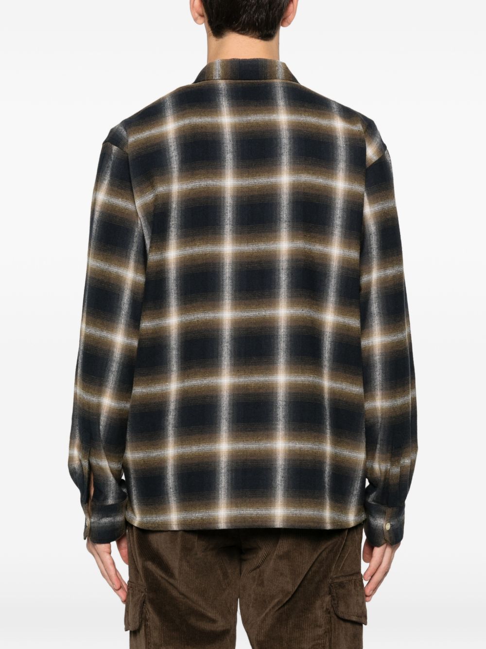 Camicia a quadri multicolore Second layer - uomo 