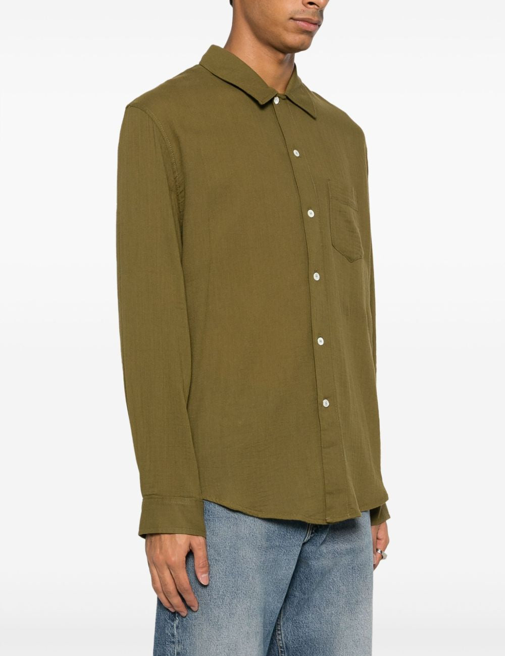 Camicia Leo in verde Sefr - uomo 