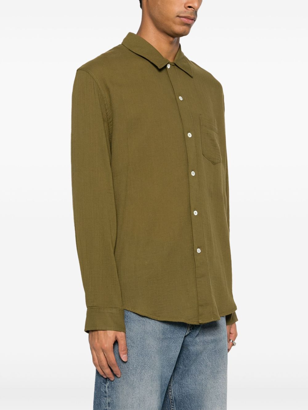 Camicia Leo in verde Sefr - uomo 