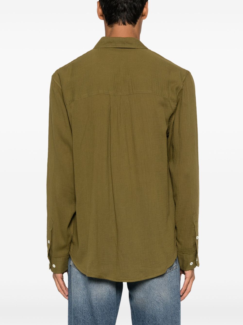 Camicia Leo in verde Sefr - uomo 