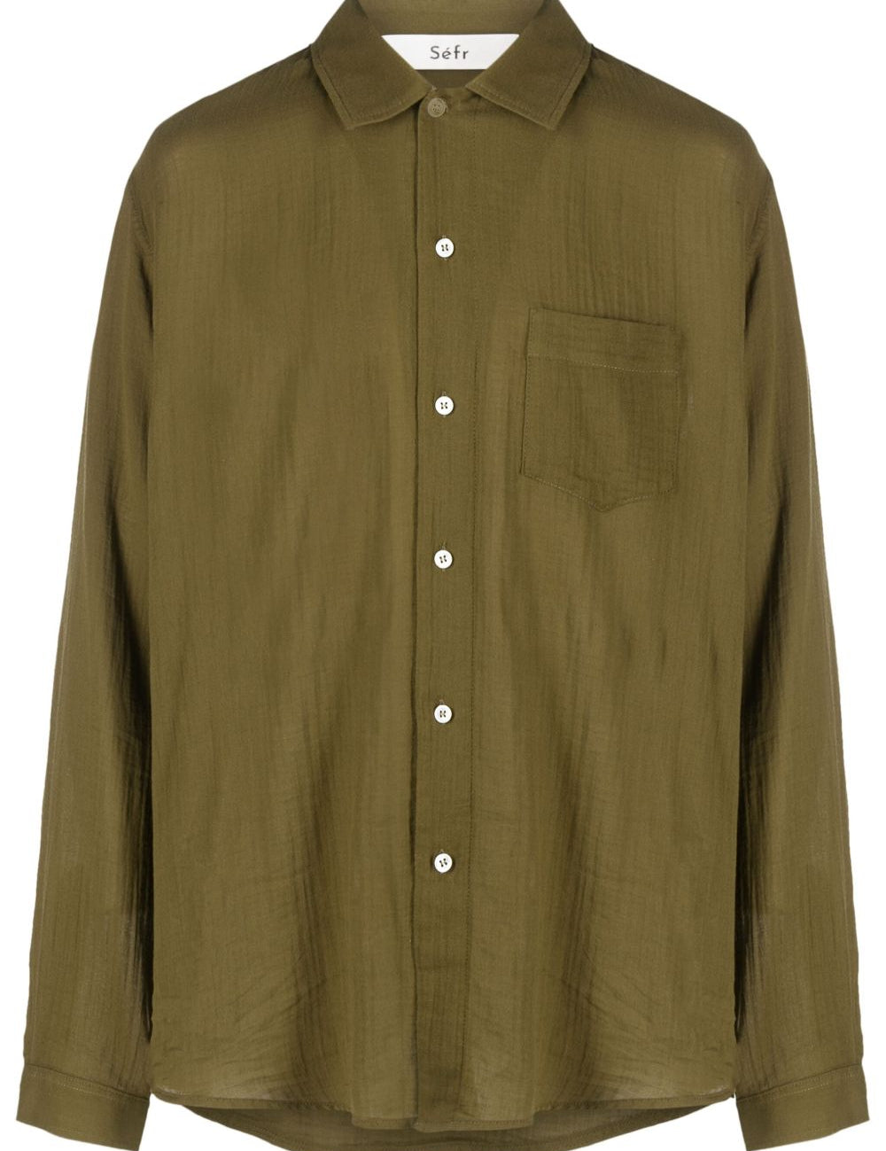 Camicia Leo in verde Sefr - uomo 