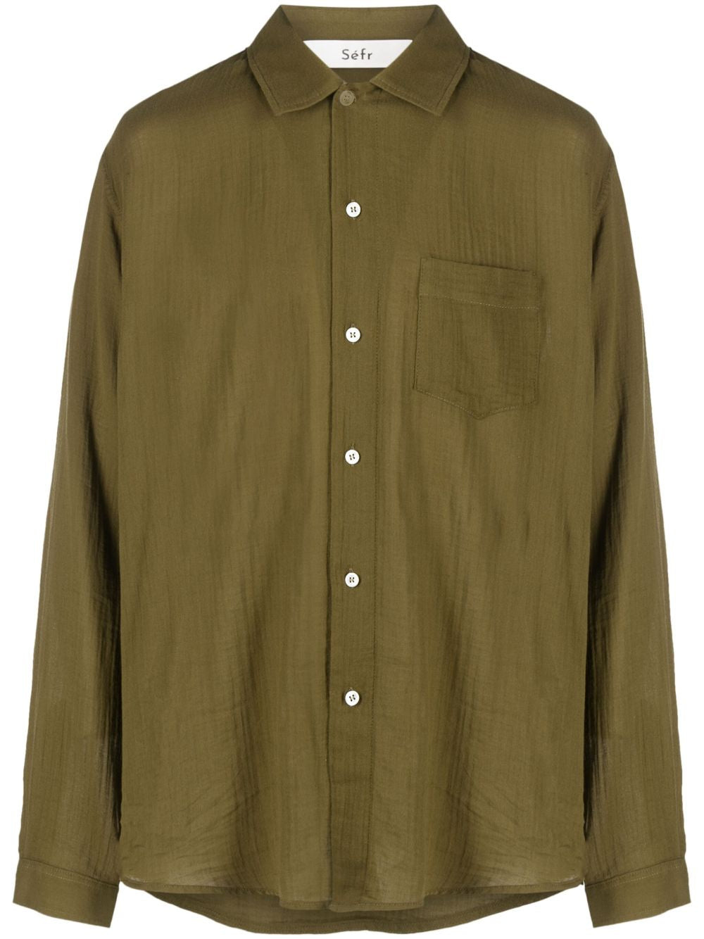 Camicia Leo in verde Sefr - uomo 