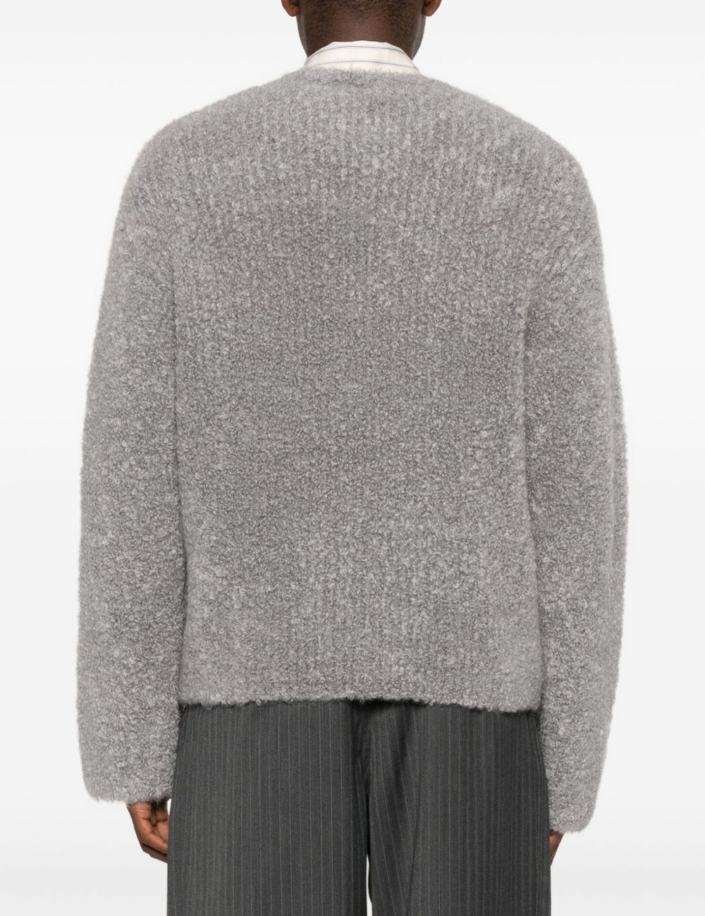 Maglione Jermaine in misto mohair in grigio Sefr - uomo 