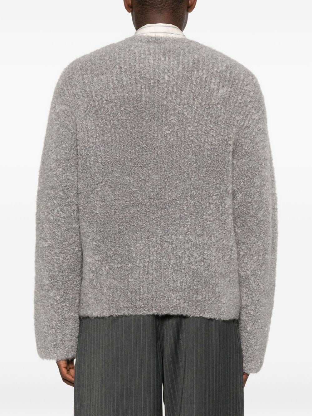Maglione Jermaine in misto mohair in grigio Sefr - uomo 