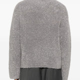 Maglione Jermaine in misto mohair in grigio Sefr - uomo 