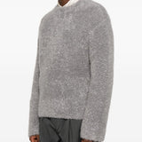 Maglione Jermaine in misto mohair in grigio Sefr - uomo 