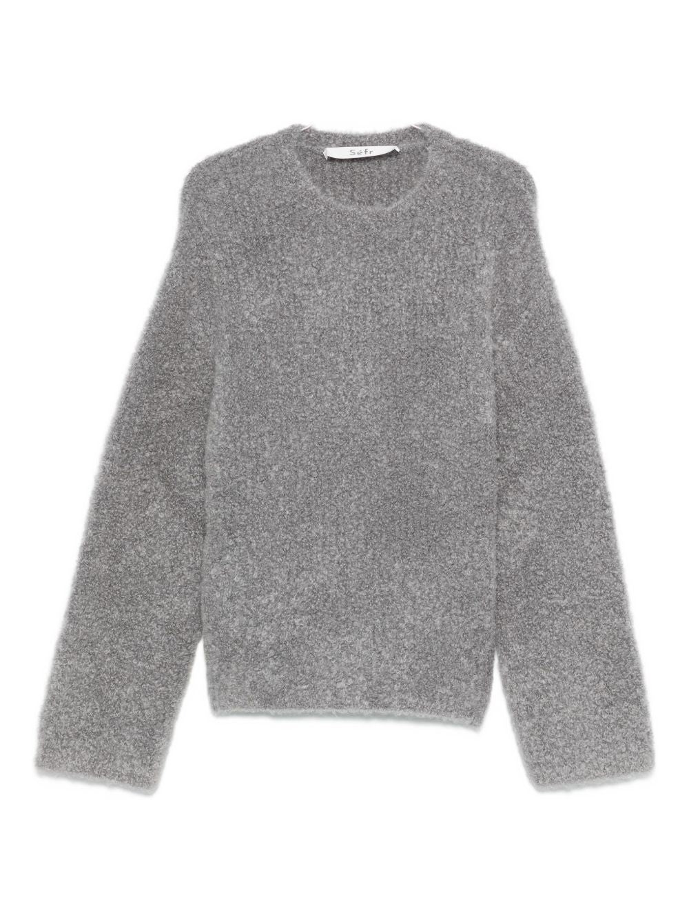 Maglione Jermaine in misto mohair in grigio Sefr - uomo 