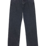 Jeans con bottoni in grigio 