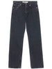 Jeans with buttons in grey