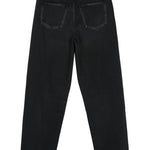 Jeans a gamba ampia in nero Sefr - uomo 