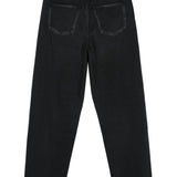 Jeans a gamba ampia in nero Sefr - uomo 
