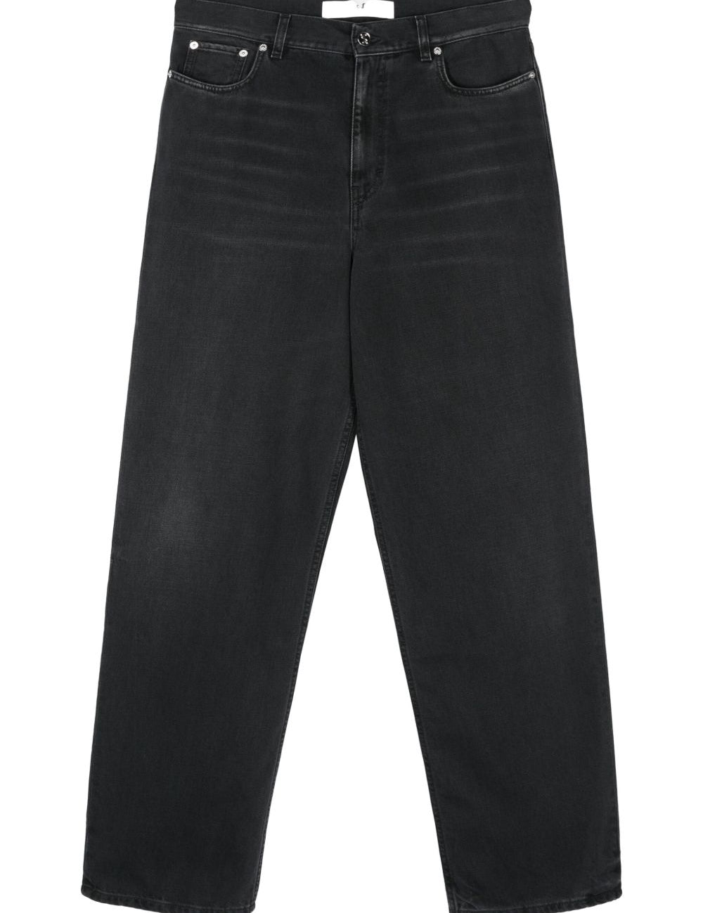 Jeans a gamba ampia in nero Sefr - uomo 