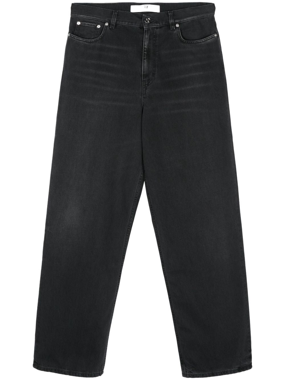 Jeans a gamba ampia in nero Sefr - uomo 