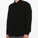 Camicia con colletto a punta in nero Sefr - uomo 