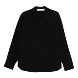 Camicia con colletto a punta in nero Sefr - uomo 