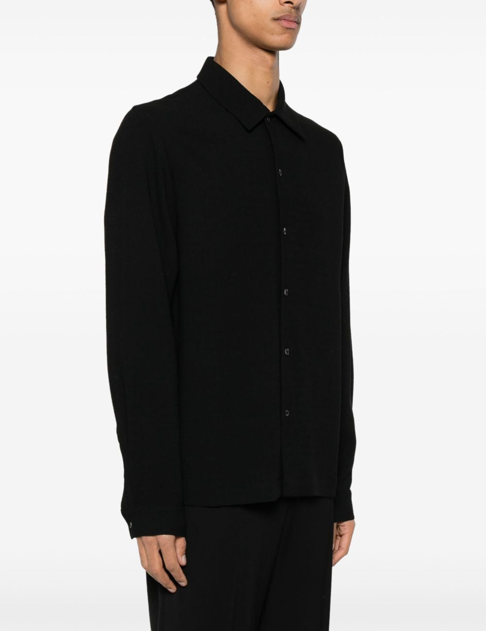 Camicia sense a maiche lunghe in nero Sefr - uomo 