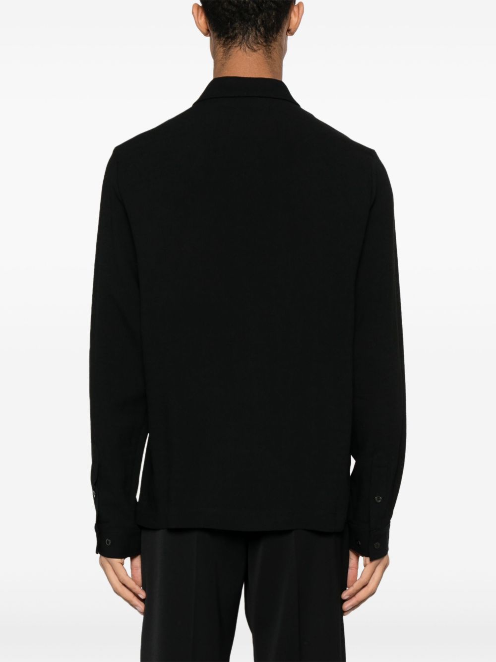 Camicia sense a maiche lunghe in nero Sefr - uomo 