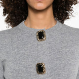 Cardigan con bottoni in grigio Self-Portrait - donna 