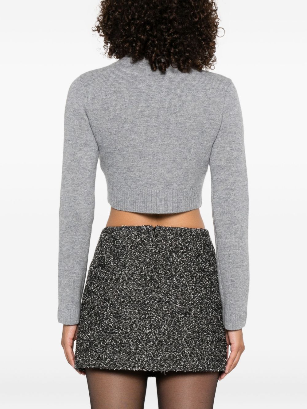 Cardigan con bottoni in grigio Self-Portrait - donna 