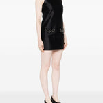 Mini abito con tasche decorate in nero Self-portrait - donna 