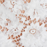 Abito in pizzo con orlo smerlato in bianco Self-portrait - donna 