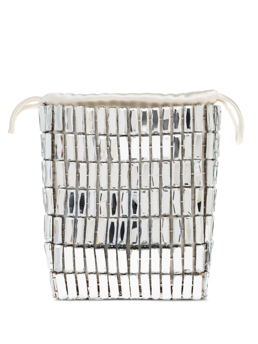 Clutch con dettaglio specchi in argento Self-Portrait - donna 
