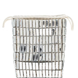 Clutch con dettaglio specchi in argento Self-Portrait - donna 