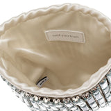 Clutch con dettaglio specchi in argento Self-Portrait - donna 