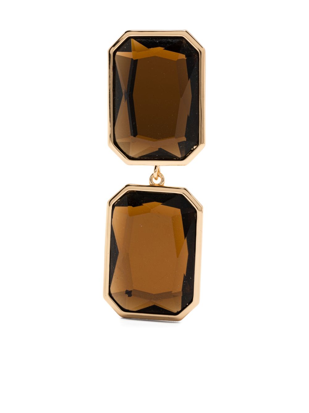 Orecchini con design geometrico in oro Self-portrait - donna 