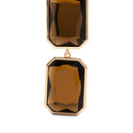 Orecchini con design geometrico in oro Self-portrait - donna 