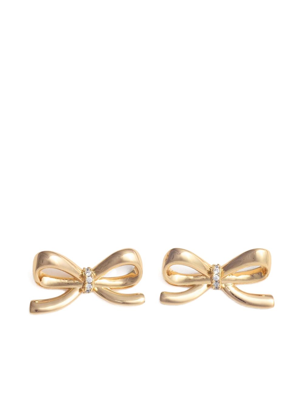 Orecchini con cristalli in oro Self-portrait - donna 