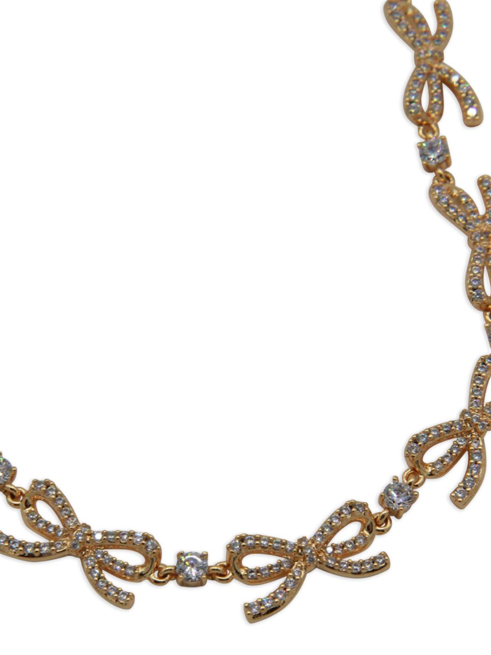 Collana con fiocco in oro Self-portrait - donna 