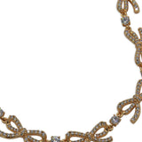 Collana con fiocco in oro Self-portrait - donna 