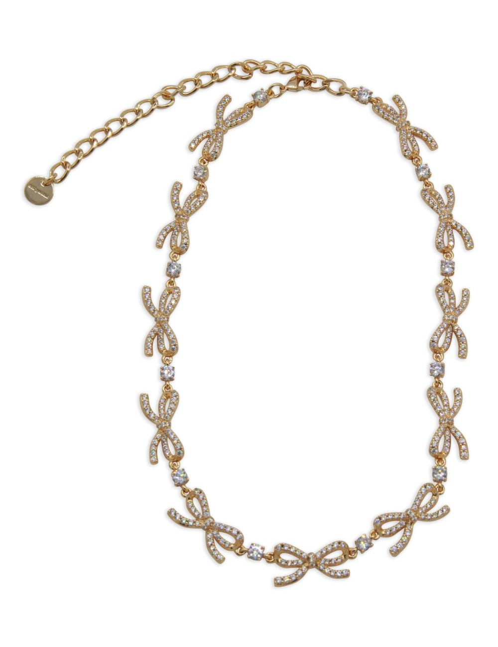 Collana con fiocco in oro Self-portrait - donna 