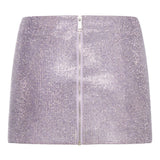 Gonna con catena in viola Self-portrait - donna 