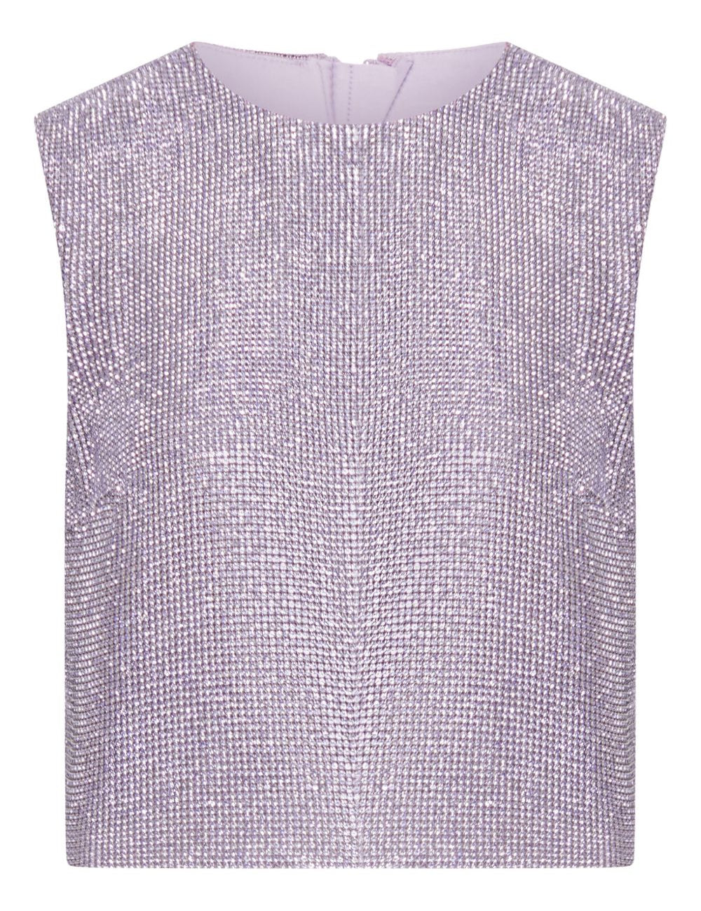 Top smanicato in lilla Self-portrait - donna 