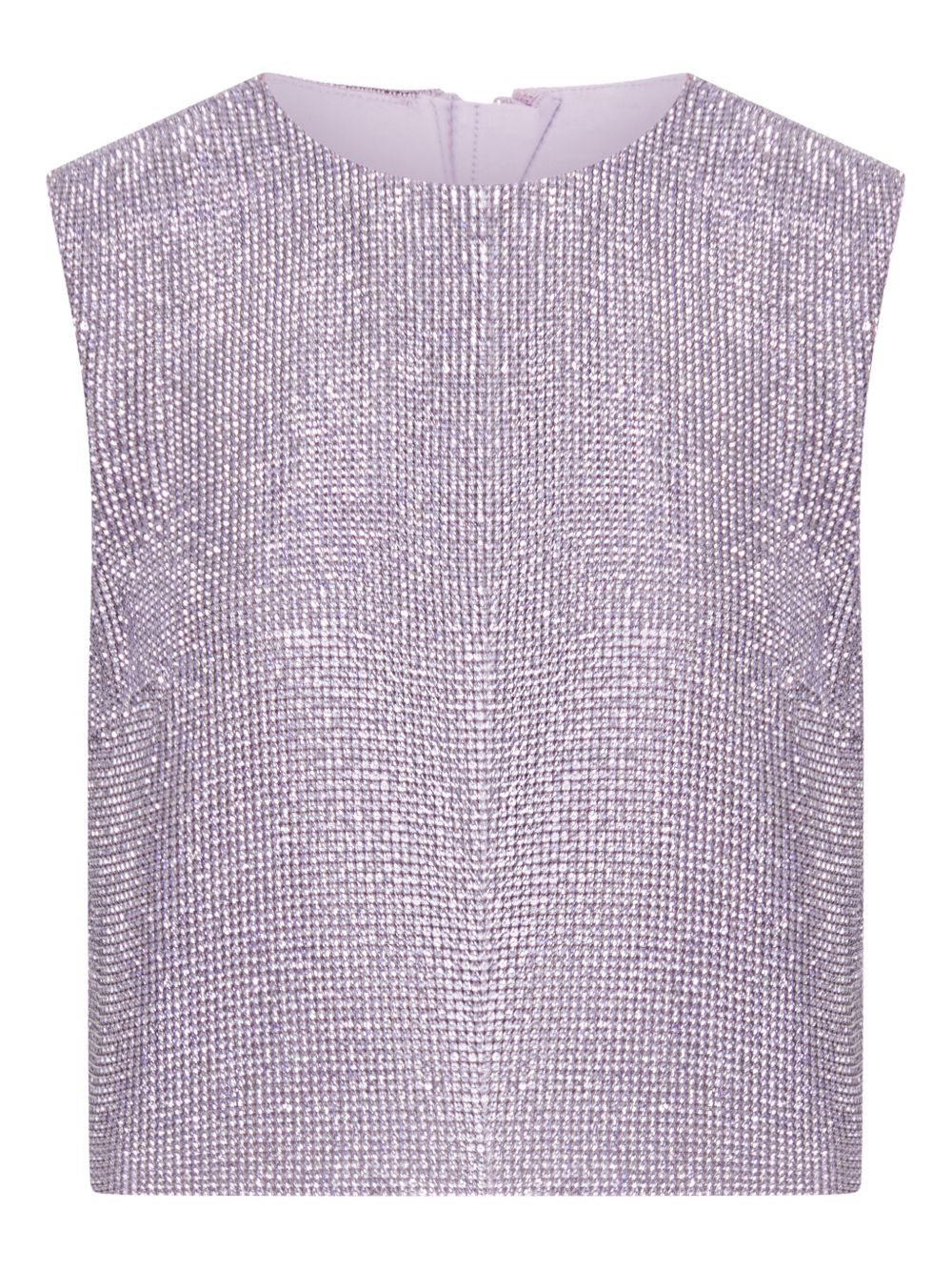 Top smanicato in lilla Self-portrait - donna 