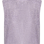 Top smanicato in lilla Self-portrait - donna 