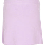 Gonna in maglia con strass in lilla Self-portrait - donna 