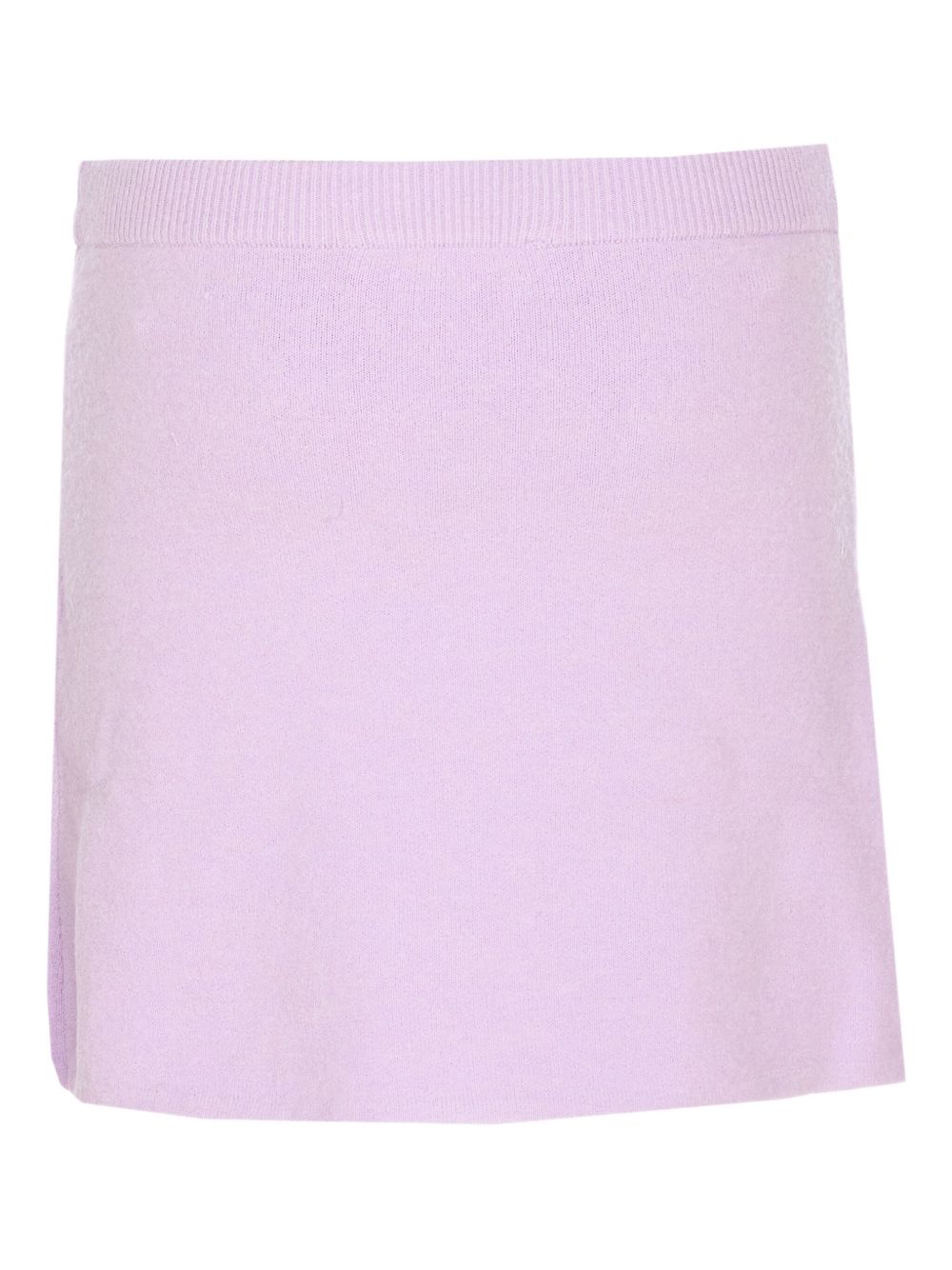 Gonna in maglia con strass in lilla Self-portrait - donna 