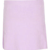 Gonna in maglia con strass in lilla Self-portrait - donna 
