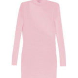 Abito in maglia a collo alto in rosaSelf-portrait - donna 