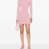 Abito in maglia a collo alto in rosaSelf-portrait - donna 