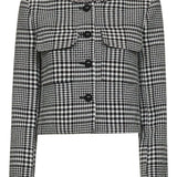 Giacca in pied-de-poule nero Self-Portrait - donna 