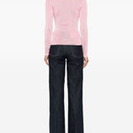 Maglia a collo alto in rosa Self-portrait - donna 