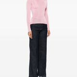 Maglia a collo alto in rosa Self-portrait - donna 