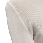 Maglia a coste a collo alto in bianco Self-portrait - donna 